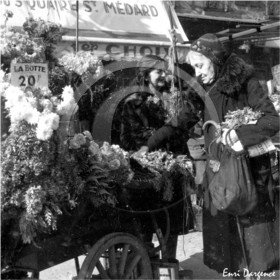 square St Médard Marchande de fleurs  avec cliente -Dargence .jpg